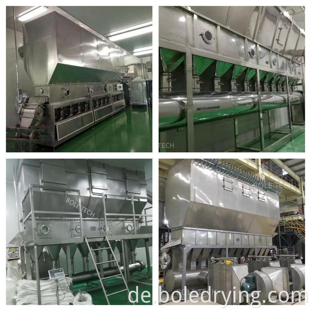 Horizontal Fluidized Bed Dryer